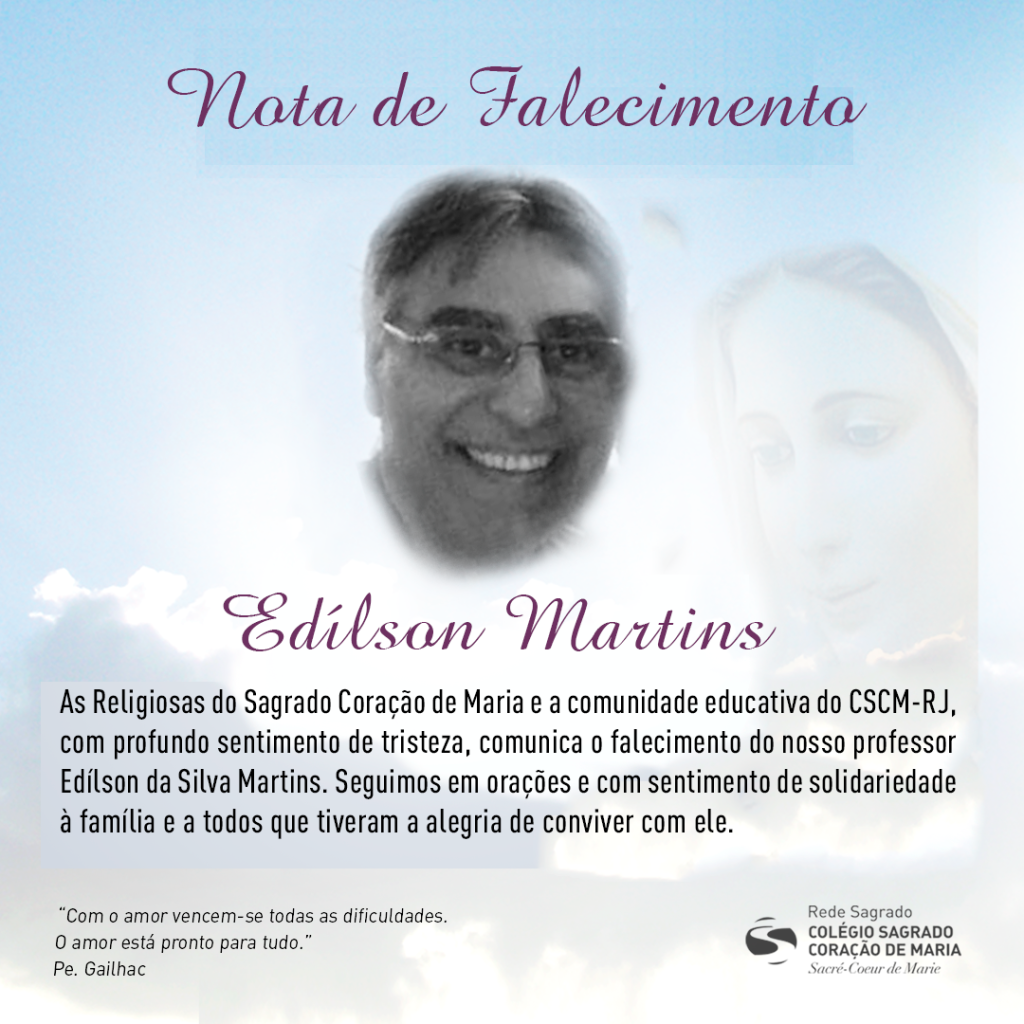 NOTA DE FALECIMENTO | Edílson Martins