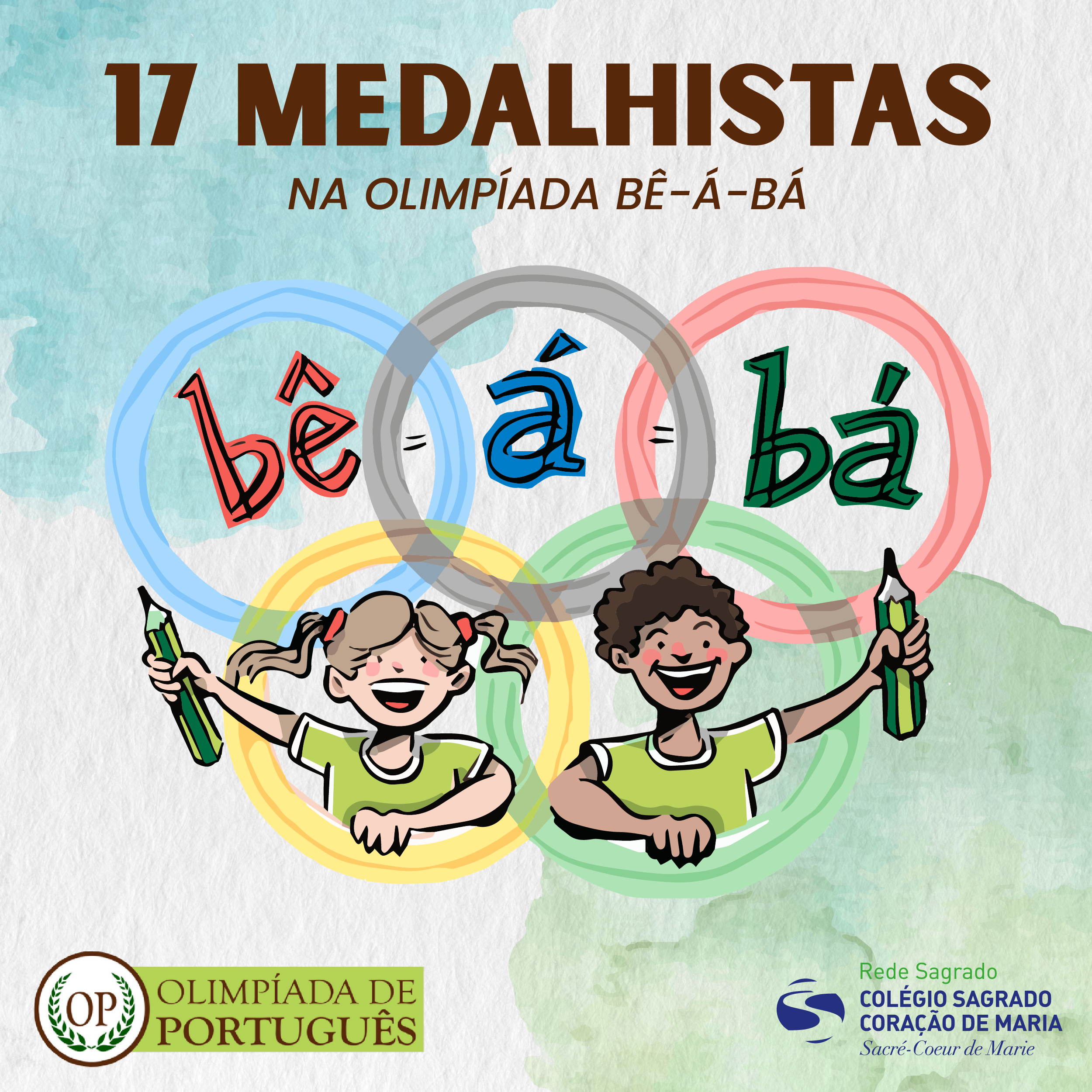 Alunos do CSCM-Rio conquistam 17 medalhas na Olimpíada Bê-á-bá