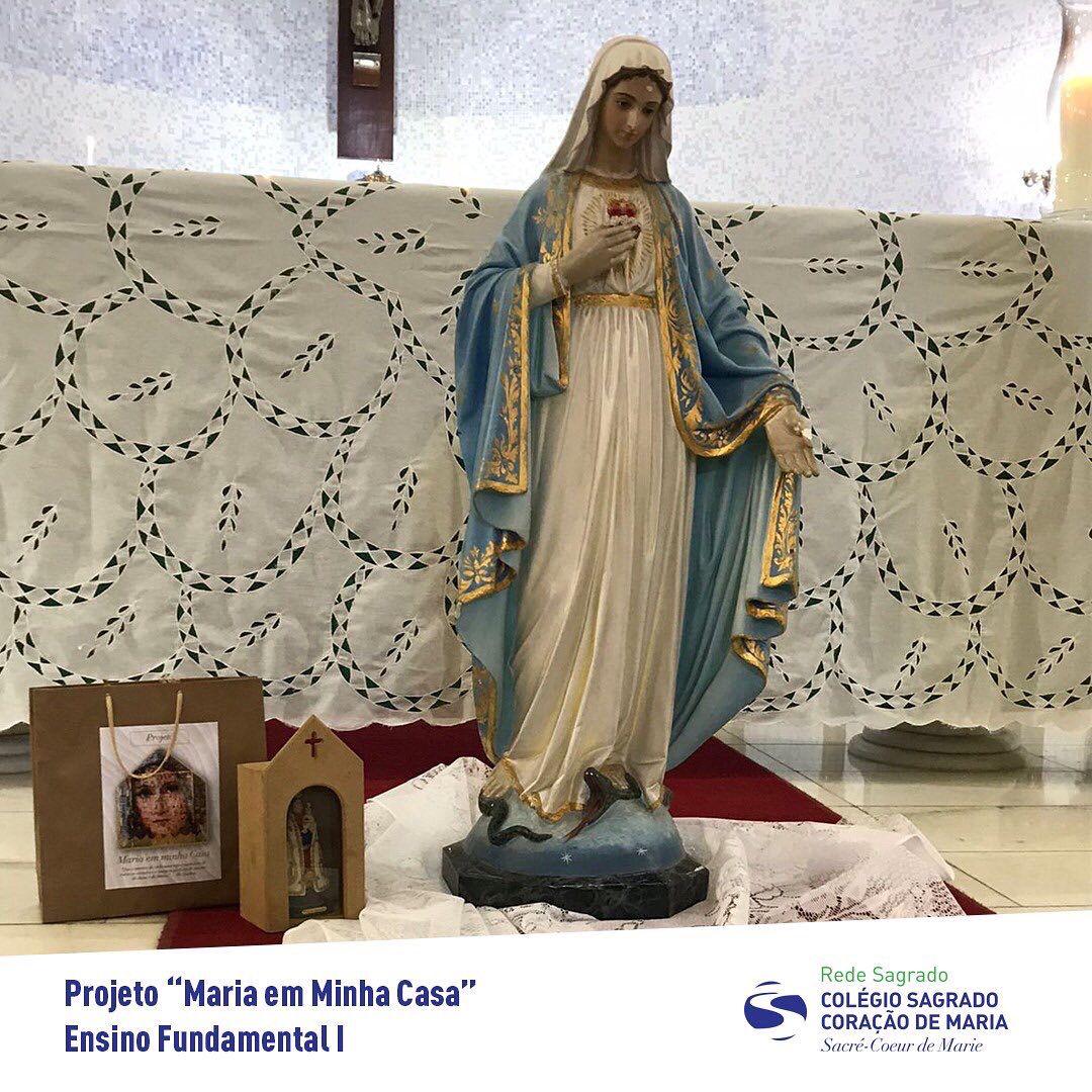 Projeto “Maria em Minha Casa” une o colégio e as famílias através da oração