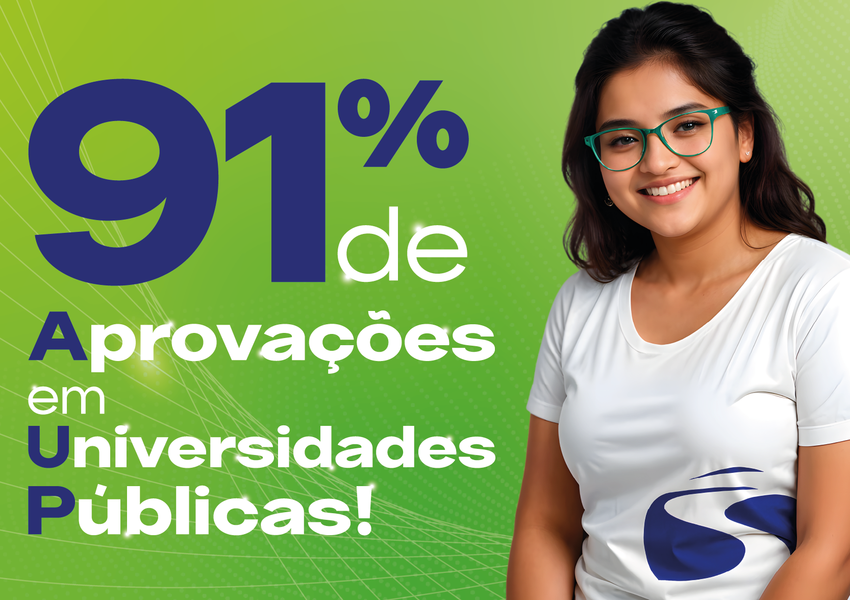 Sagrado tem 91% de aprovados em universidades!
