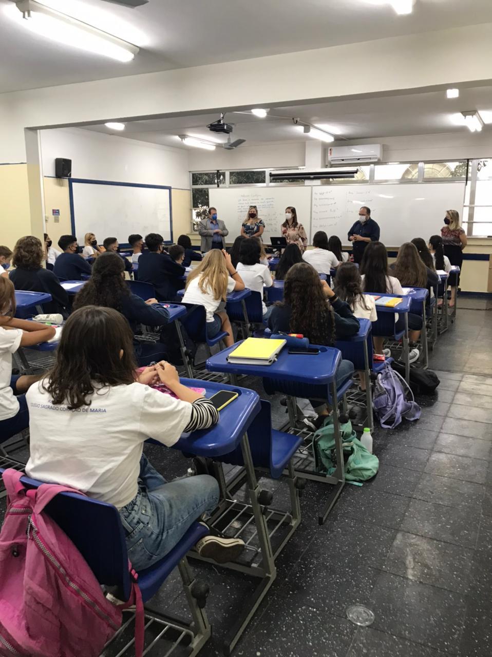 Volta às aulas aconteceu com boas-vindas em todas as turmas e atenção aos protocolos de prevenção