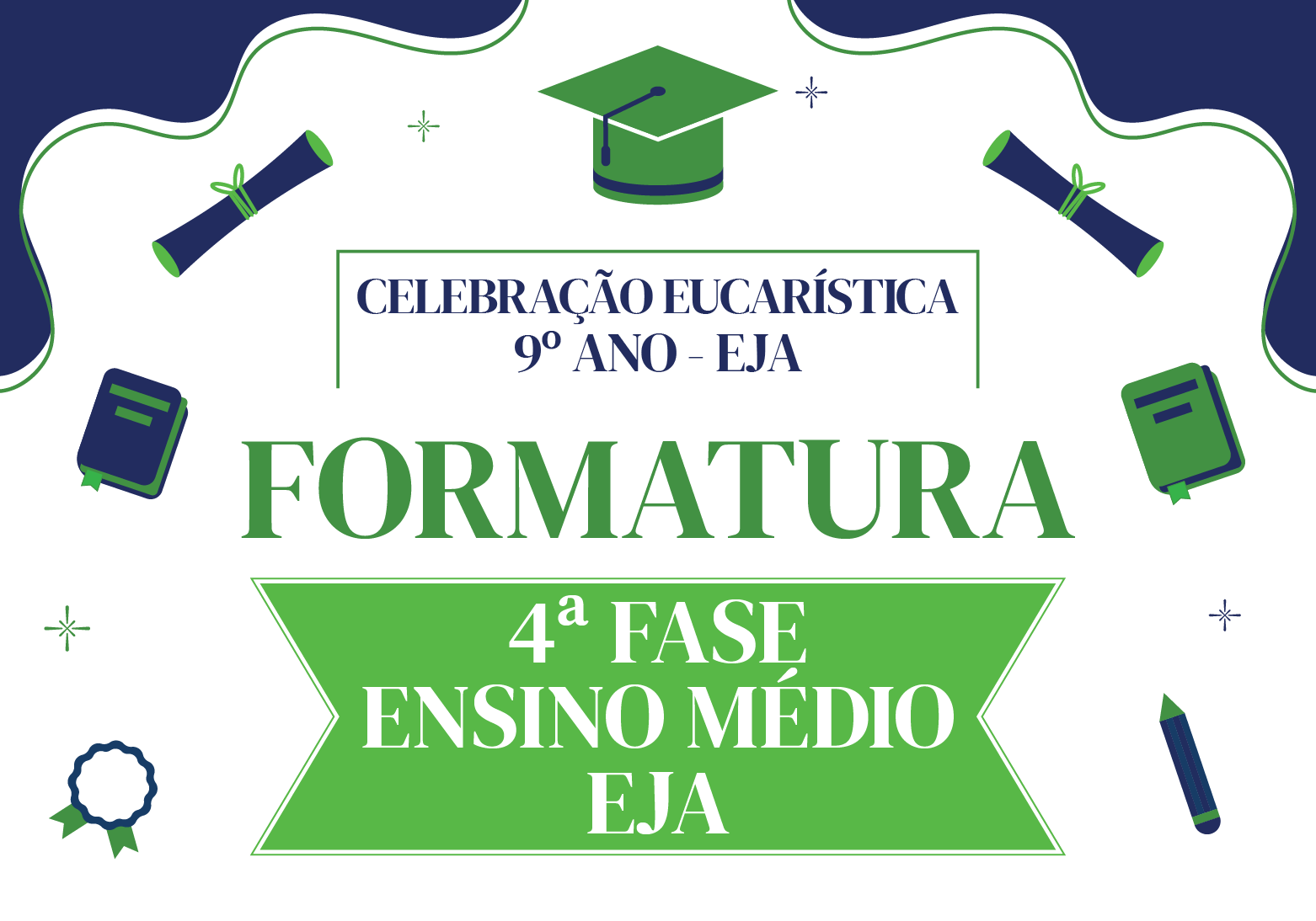 Turma da 4ª fase/EM da EJA celebra formatura com muita emoção