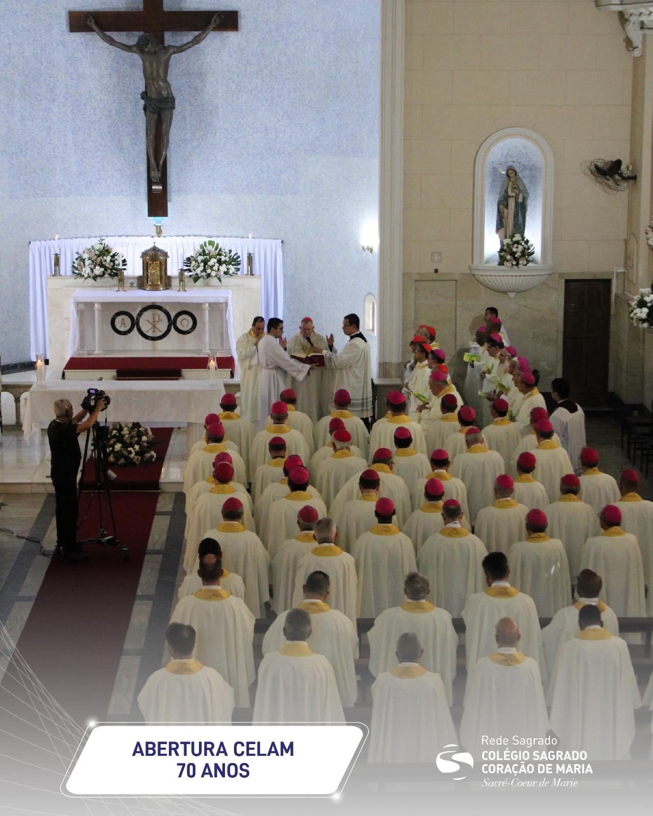 Colégio Sagrado Coração de Maria-RJ recebe abertura das celebrações pelos 70 anos do CELAM