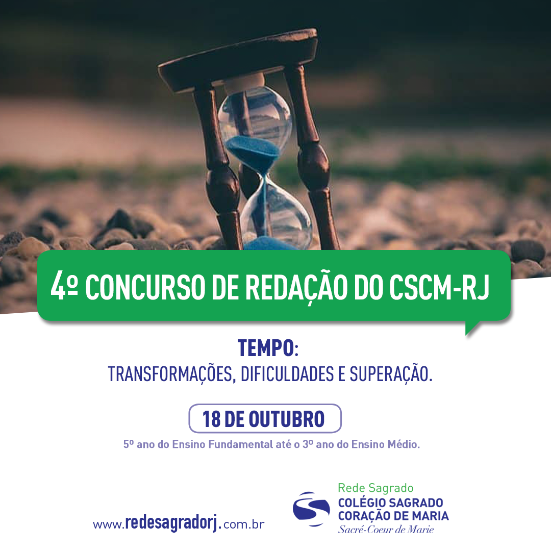 EDITAL do 4º Concurso de Redação Colégio Sagrado Coração de Maria – RJ