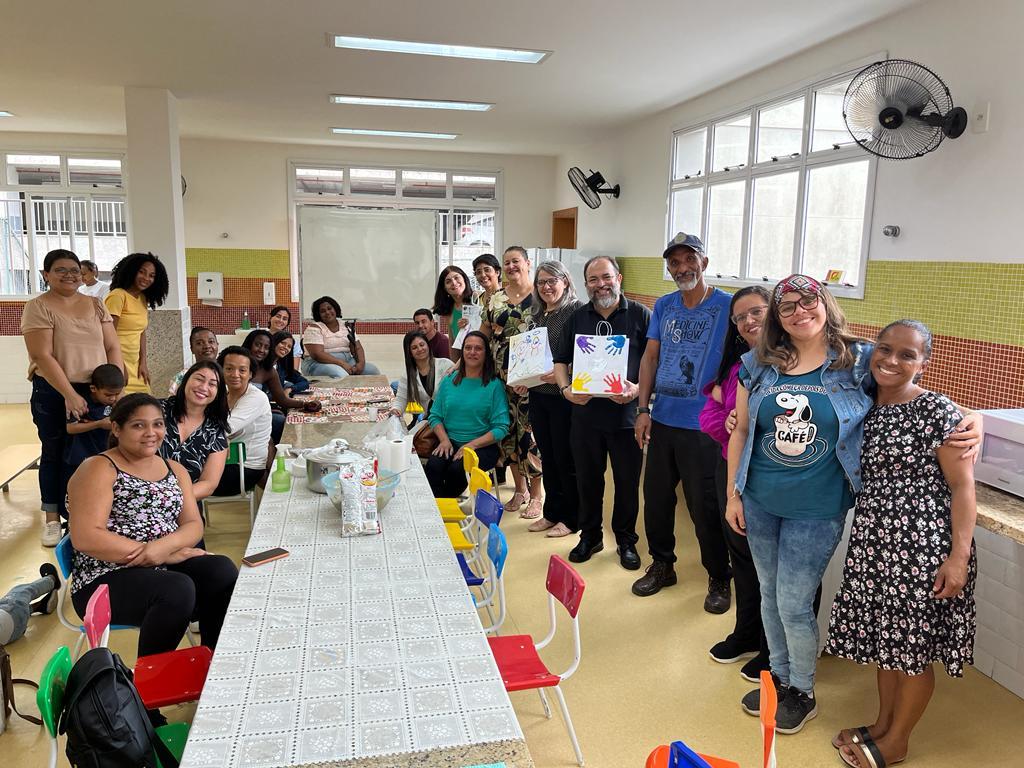 Mutirão Solidário Pe. Jean Gailhac recebe alunos de escola municipal de Itaboraí em ação do Dia das Crianças